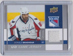 2009-10 Upper Deck Series 1 UD Game Jersey #GJ-DO Donald Brashear Rangers